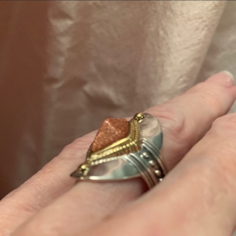 NEW Silpada Warm Hues Ring size 5 sterling silver